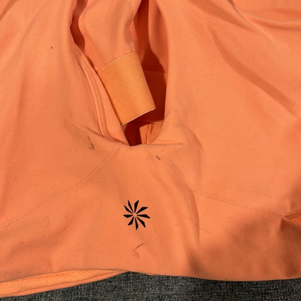 Peach Athleta Sport Bra - Picture 4 of 6